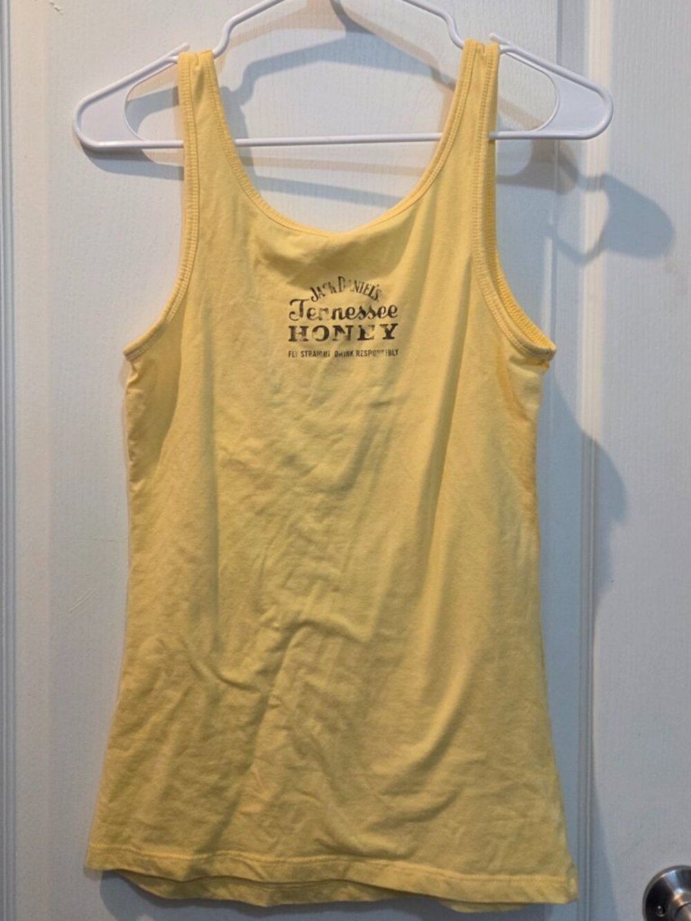 Jack Daniel’s Tennessee Honey Yellow Graphic Tank Top Bee Large - Picture 3 of 5